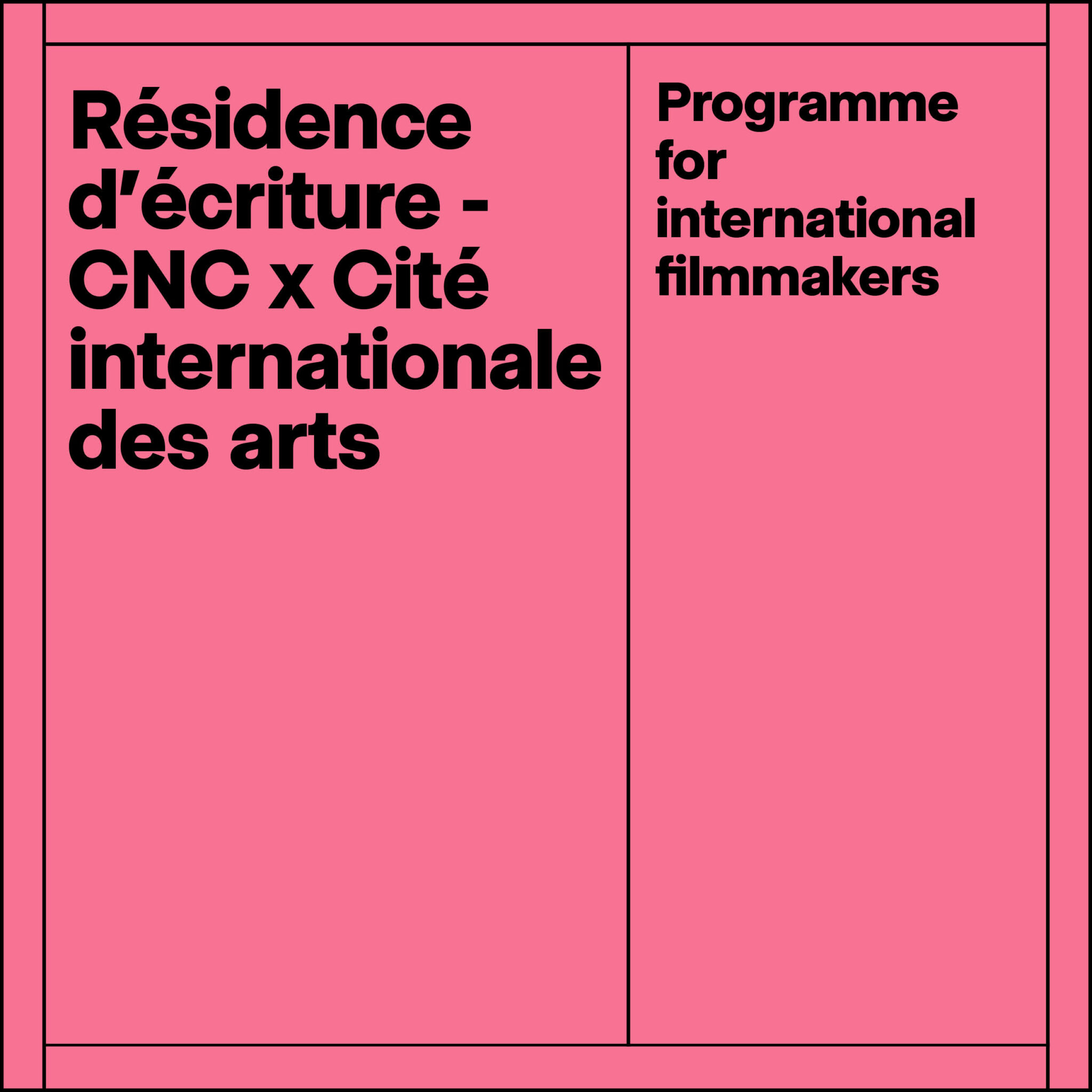 Internationale Script Résidence d’écriture – CNC x Cité internationale des arts – Cité ...